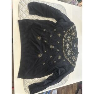 Vintage Y2K Trimmings Sweater Womens Large Christmas